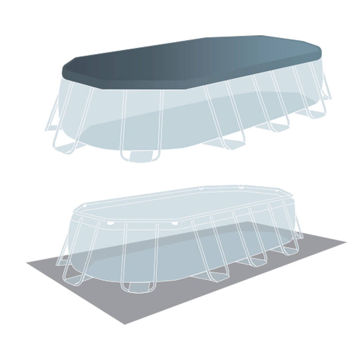 Removable pool Intex 26796 503 x 122 x 274 cm